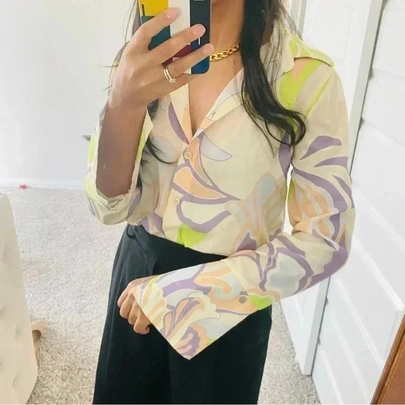 FLORAL Print Shirt - Picture 5 of 12